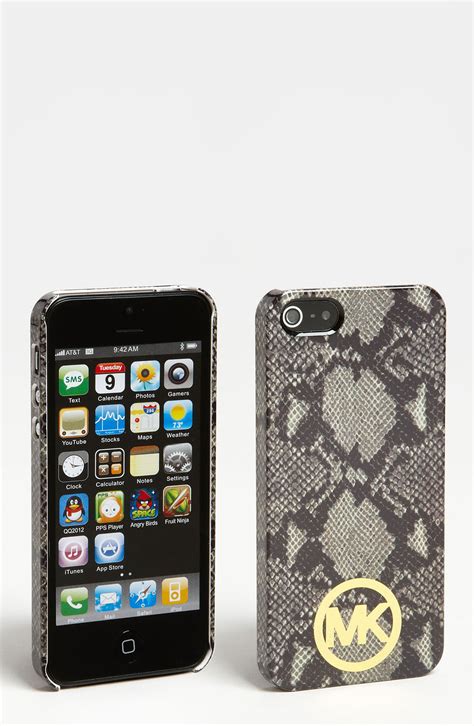 michael kors iphone 5 case black and gold|michael kors iphone wallet case.